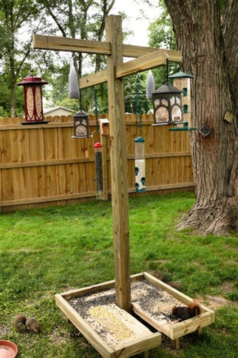 Diy bird feeding station ideas - Apr 30, 2020 ... Episode 3 - In this episode find out how I creating a bird feeding station for hanging feeders, a bird table and an area for ground feeding ...